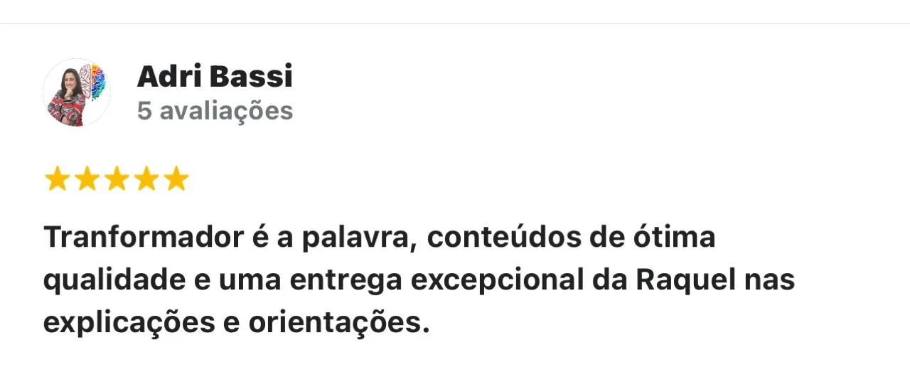 Depoimento de leitora no WhatsApp